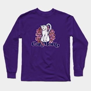 Cat Mom Long Sleeve T-Shirt